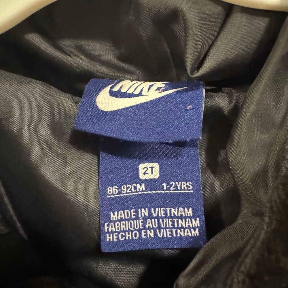Nike Toddler Boys Black Hooded Coat Jacket Size 2T - Picture 5 of 6